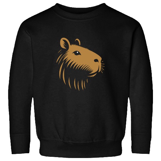 capybaras Pet Face Minimalism Animals Sweatshirts