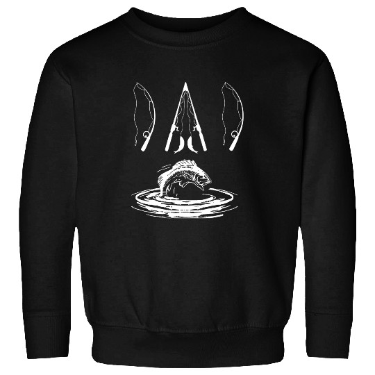 Fisherman Dad Fishing Enthusiast Fish Lover Daddy Father Sweatshirts