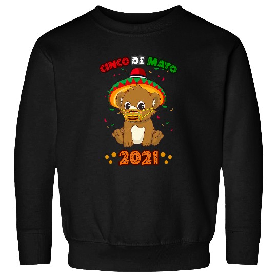 Bear Pet Bear Cinco de Mayo 5th of May Social Distancing Sweatshirts