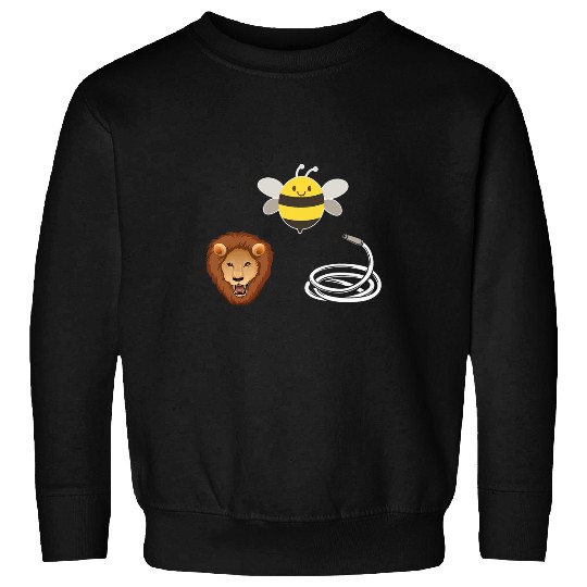 Lion Pet Hose Bee Lion Funny Bee Lover Sweatshirts