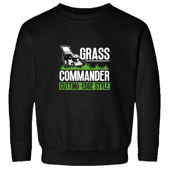 Grass Commander Cuttingedge Style Grass Cutting Lawn Sweatshirts