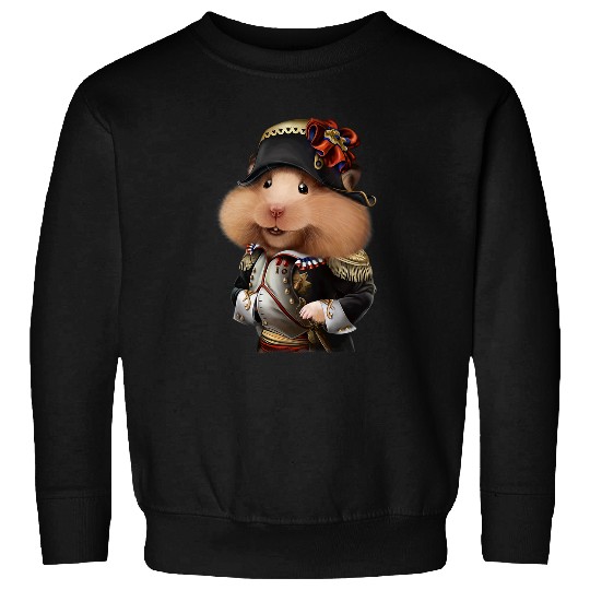 Hamster Pet as Napoleon Bonaparte of France 1 Sweatshirts