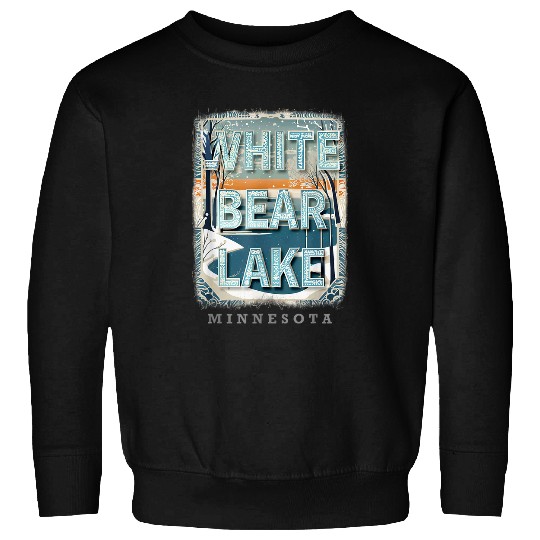 Bear Pet White Bear Lake Minnesota MN Winter Wonderland SD142 Sweatshirts