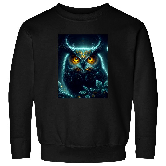 Owl Pet Night Owl Eyes on the Target Sweatshirts