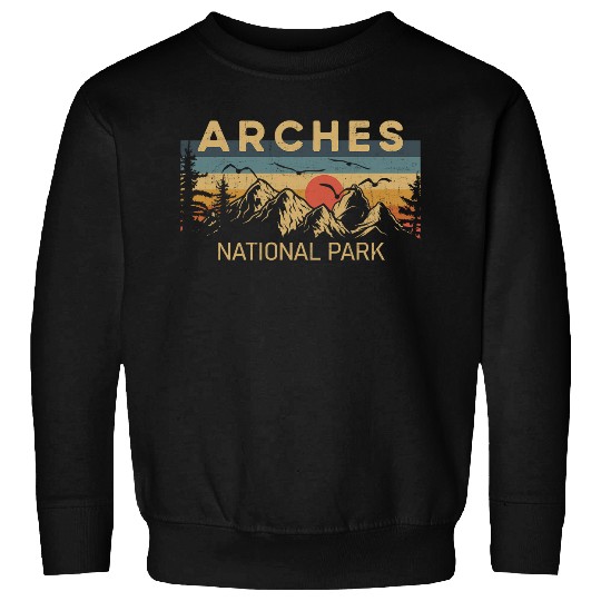 Arches National Park Utah Hiking Outdoors Sweatshirts