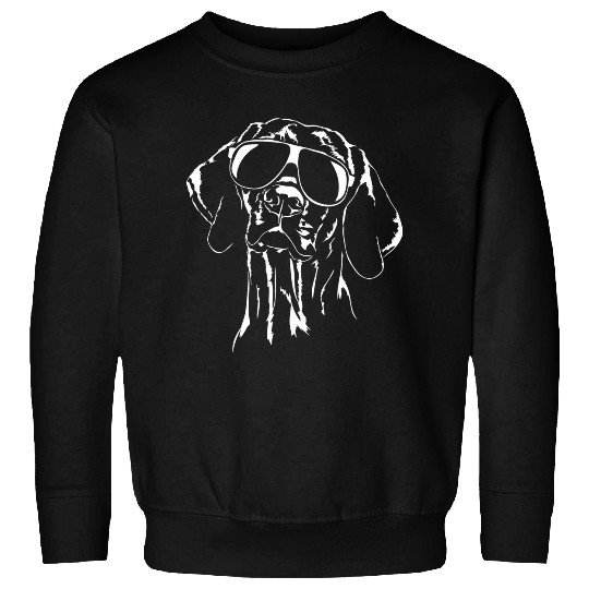 Funny Magyar Vizsla Cool Sunglasses Hunting Dog Sweatshirts