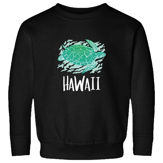 Turtle Pet Cute Hawaii Sea Turtle Beach Aloha Hawaiian Maui Vacation Sweatshirts