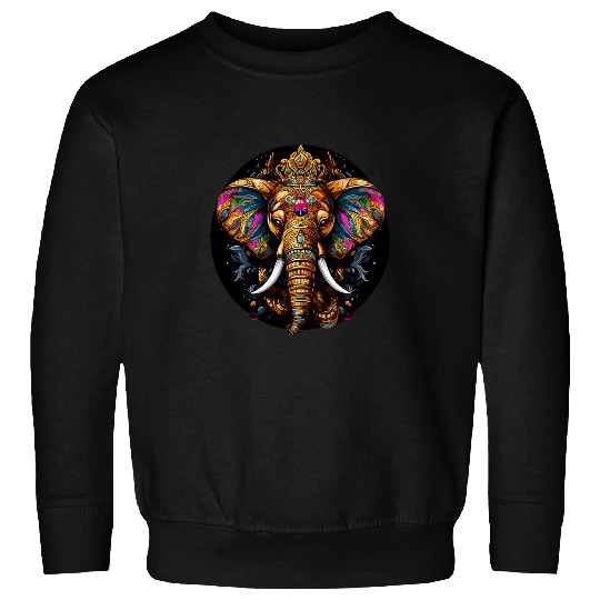 Elephant Pet King Kingcore Animal Kingdom Bear Lovers Girls Boys Sweatshirts