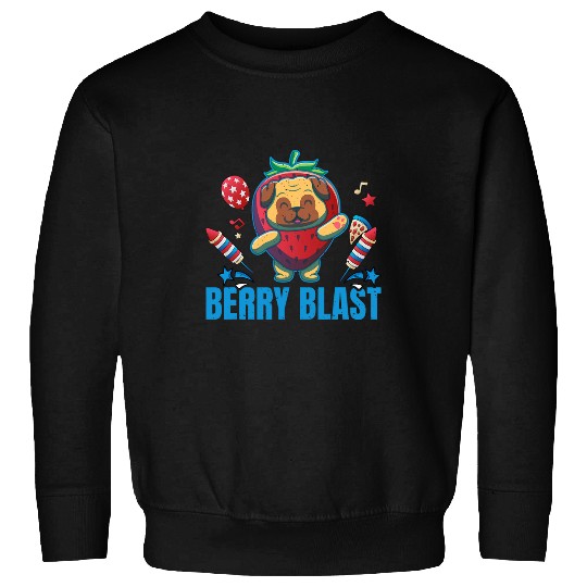 Berry Blast US 4th Of July Ice Cream Sweatshirts