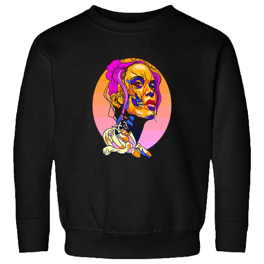 Calavera Day of the Deads Sugar SKull Dia de Los Muertos Sweatshirts