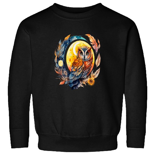 Owl Pet Night Bird Eagle Owl Barn Owl Wisdom Mouse 71 Sweatshirts