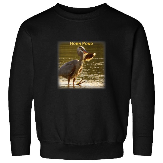 Fishing Great Blue Heron 1 Sweatshirts