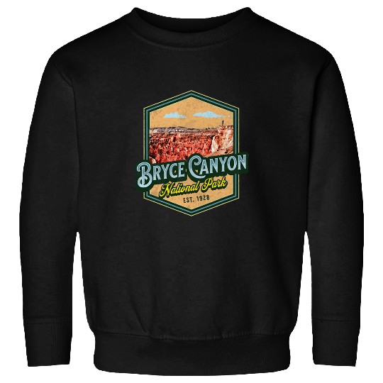 Bryce Canyon National Park Est 1928 Logo Emblem Utah Sweatshirts
