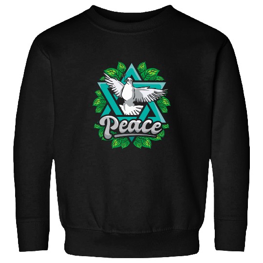 Hanukkah Peace Star of David Chanukah Jewish Festival Sweatshirts