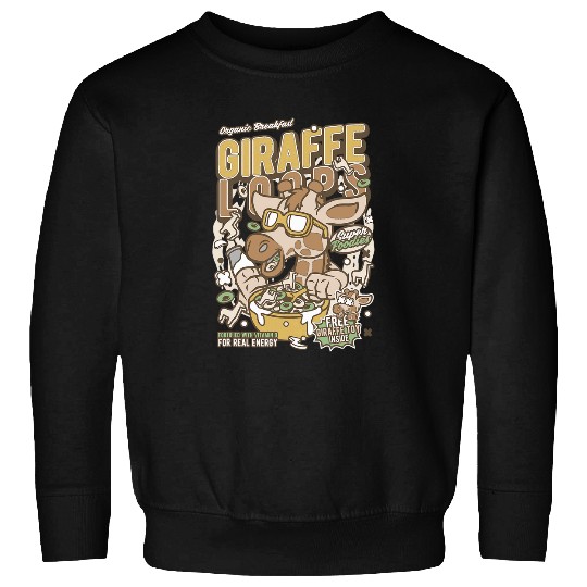 Giraffe Pet Loops Cereal Sweatshirts