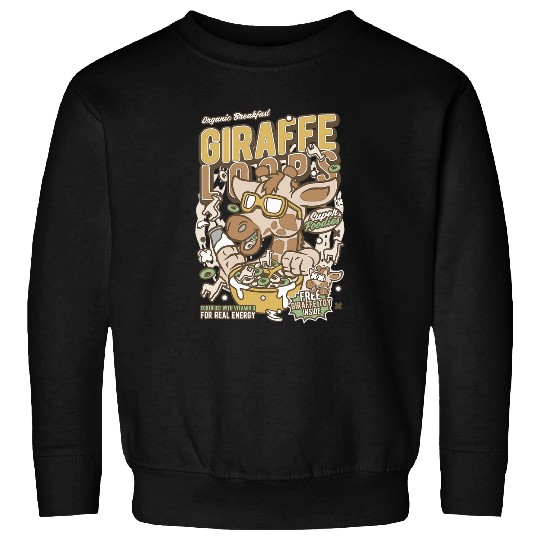 Giraffe Pet Loops Cereal Sweatshirts