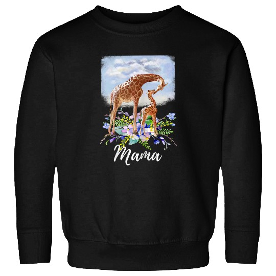Giraffe Pet Mama Giraffe New Mom Cute Mommy Gift For Mothers Day Sweatshirts