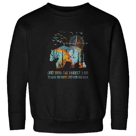 Bear Pet Mama Bear Retro Funny Forest Decor Sweatshirts