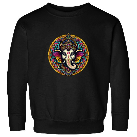 Elephant Pet Ganesh Symbol Yoga Hindu Elephant God Ganesha Puja 11 Sweatshirts