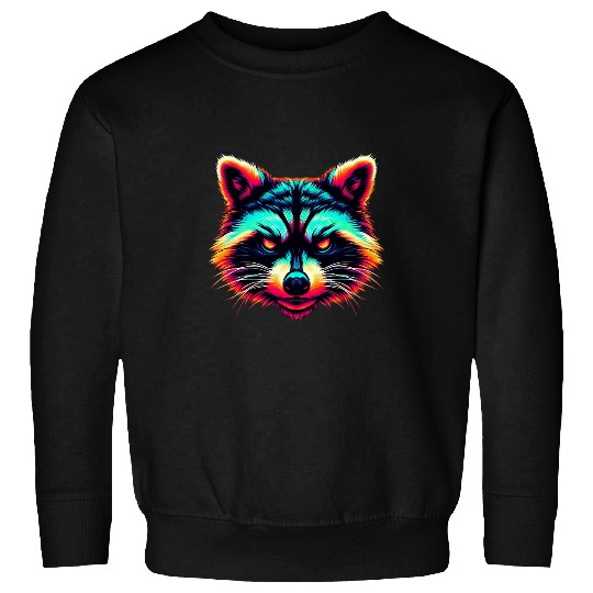 Raccoon Pet Trashy Raccoon psychedelics Trash Panda Raccoons Sweatshirts
