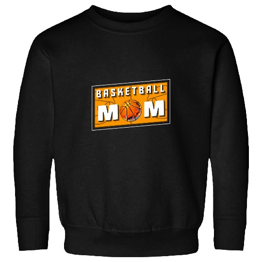 Basketball Mom Coachs Wife Team Player Mother Game Day Fan Sweatshirts