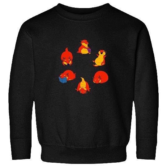 Dragon Pet Bod the Cute Chibi Dragon Graphic Sweatshirts