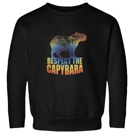 capybaras Pet respect the capybaras pet cool capybaras mounts Sweatshirts