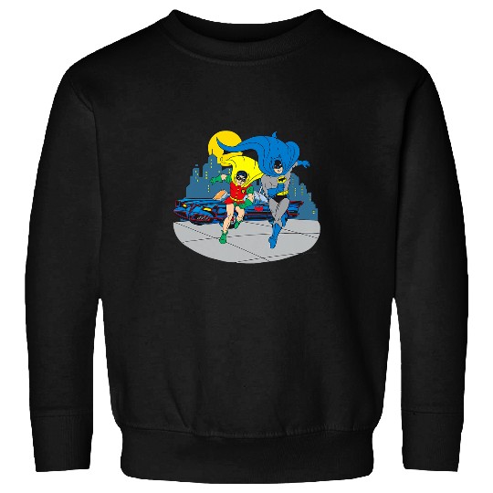 Batman And Robin Midnight Gotham Retro vintages Comic Run Sweatshirts