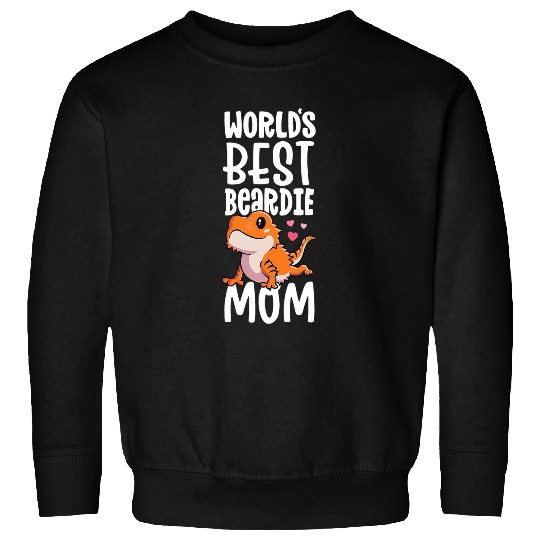 Bearded Dragon For Girls Worlds bests Beardie Mom Sweatshirts