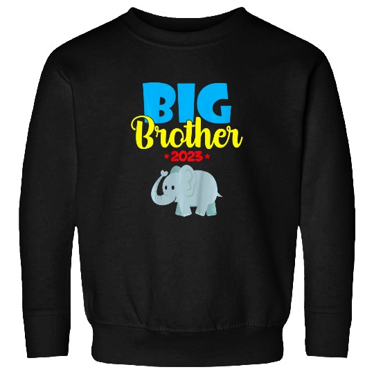 Elephant Pet Kids Promoted To Big Brother Elephant Baby Reveal Toddler Sweatshirts