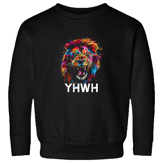 Lion Pet Hebrew Israelite Lion Of Judah Tribe YHWH Jew Jewish Yah Sweatshirts