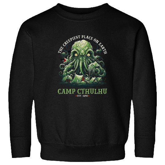 Camp Cthulhu Cosmic Horror Camping Cthulhu 2 Sweatshirts