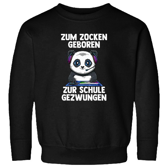 Panda Pet Gaming Panda Computer Games Online Games Streaming Panda Sweatshirts