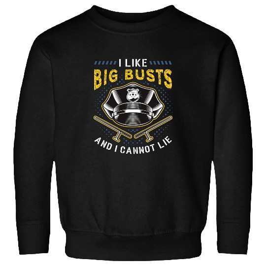 Police Job I Like Big Busts And I Loves Law Enforcement Police Officer Sweatshirts