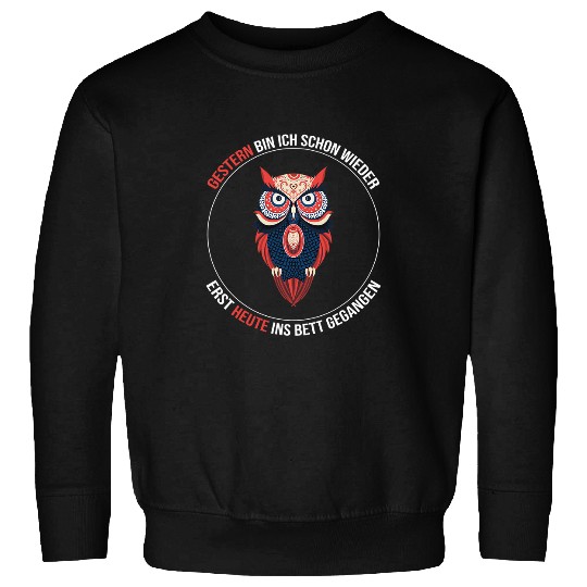 Owl Pet Night Owls Night Bird Night Owls Shift Worker Sweatshirts