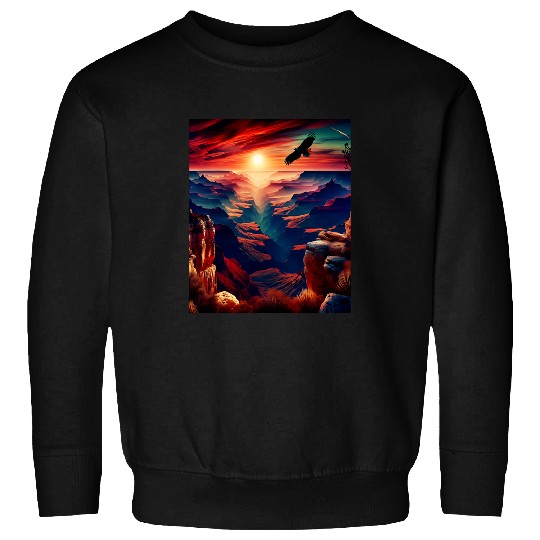 Grand Canyon Eagle Overhead Sweatshirts
