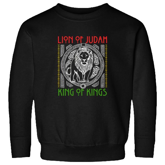 Lion Pet Hebrew Israelite YHWH Lion of Judah Yahweh Rastafarian Art 6 Sweatshirts