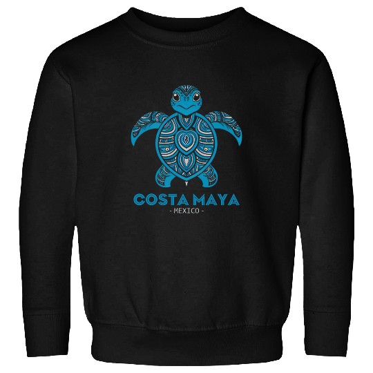 Turtle Pet Costa Maya Mexico Sea Turtle Sweatshirts
