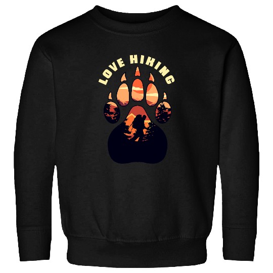 Bear Paws Claws Hiking Sweatshirts