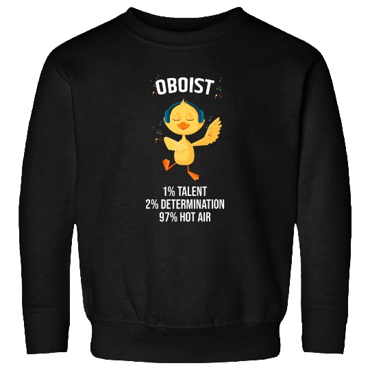 Duck Pet Funny Oboist Music Orchestra Duck Symphonic Music Player 3 Sweatshirts
