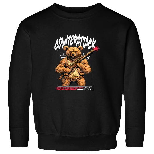 Bear Pet Wildlife Defender Bear Design uniques Wildlife Advocacy Sweatshirts