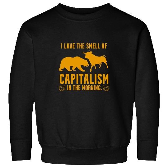 Bear Pet Bear vs Bull Market Crypto Investor Trader Stock Capitalism Sweatshirts