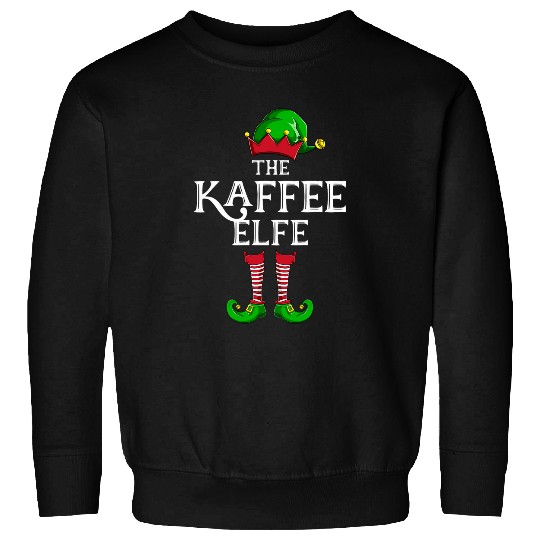 Coffee Fun Elf Partner Look Family Outfit Women Christmas Sweatshirts