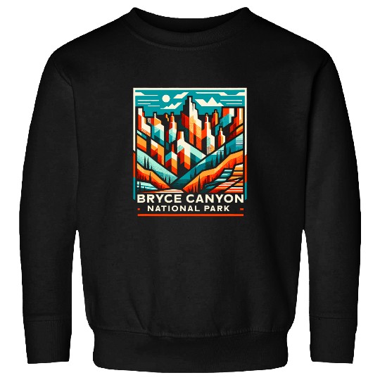 Bryce Canyon National Park Utah Geometric Style Sweatshirts