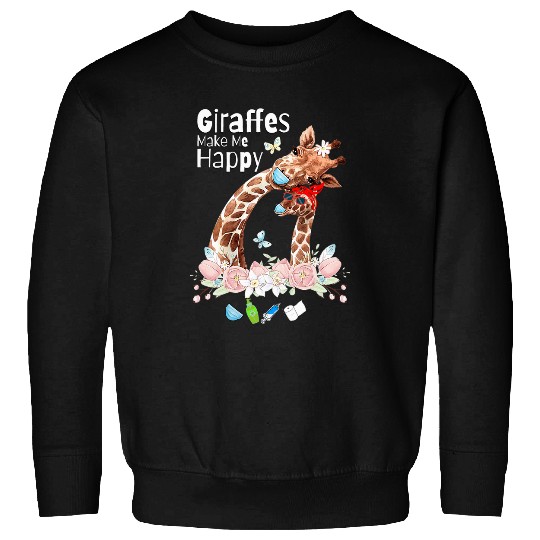 Giraffe Pet men women girls plus size floral graphic Sweatshirts