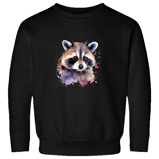 Raccoon Pet Watercolor 2 Sweatshirts