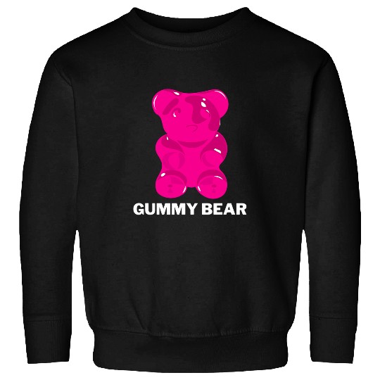 Bear Pet Cool Pink Gummy Bear Sweet Candy Lovers Bear Fan Sweatshirts