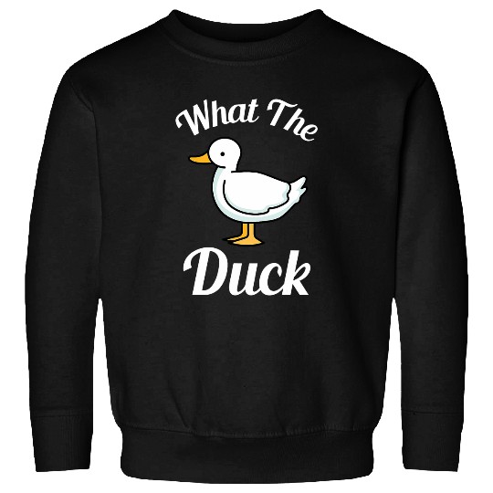 Duck Pet What The Duck Rubber Ducky Duck Lover 10 Sweatshirts