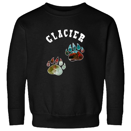 Bear Pet Glacier National Park Bear Design Sweatshirts