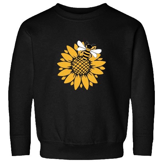 Bumblebee Sunflower Springtime Save The Bees Honeybee Sweatshirts